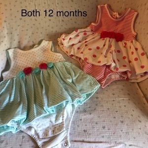 Two onesie dresses